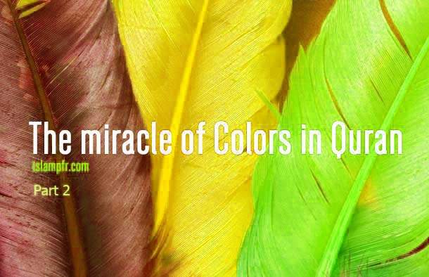 The miracle of colors in Quran –part 2